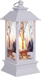 Ziemassvētku LED laterna RUHHY balta