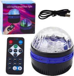 LED zvaigžņu projektors ar tālvadību un gaismas efektiem