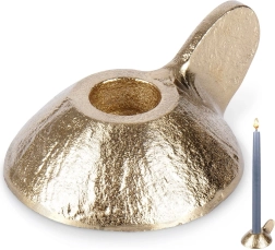 Zelta alumīnija svečturis garajai svecei Home Styling Collection