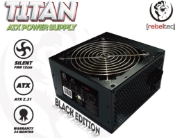 Universāls datora barošanas bloks ATX 2.31 REBELTEC Titan 450W