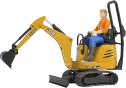 Bruder mini ekskavators JCB 8010 CTS ar figūriņu