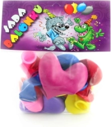 Uzpūšamie baloni sirds formā, 7 gabali