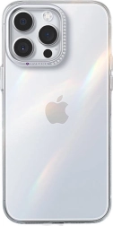 Ledāja maciņš iPhone 15 Pro, caurspīdīgs