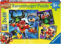 Ravensburger puzle Power Players 3×49 detaļas