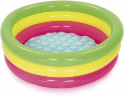 Bestway bērnu piepūšamais baseiniņš 70 × 24 cm, trīs krāsaini gredzeni