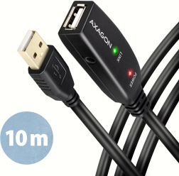 Axagon ADR-210 active USB 2.0 extension cable A–M to A–F 10 m