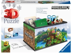 Ravensburger 3D puzle MINECRAFT glabāšanas lāde (108 gabali)