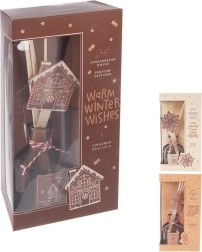 Ziemassvētku aromāta difuzors ar kociņiem 100 ml (3 varianti)