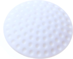 Balts gumijas durvju aizturis