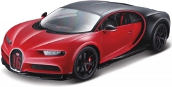 Metāla automašīnas modelis 1:18 Bugatti Chiron Sport sarkans