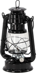 Klasiska metāla petrolejas lampa 28 cm
