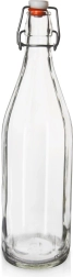 Stikla pudele ar klipsveida aizdari 750 ml