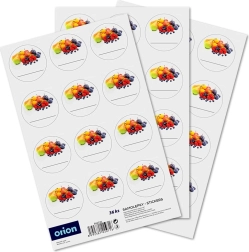 Self-adhesive jar labels 36 pcs