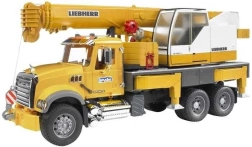 Bruder MACK Granite autokrāns LIEBHERR 1:16