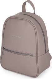Women's backpack DIXY in mocca color