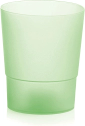 Puķu pods orhidejām COUBI ORCHID 12,5 cm – caurspīdīgi zaļš