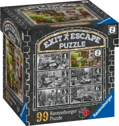 Ravensburger bēgšanas spēle EXIT puzle Spoku muiža: Viesistabā 99 gabaliņi