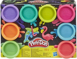 Play-Doh neona plastilīna komplekts 8-pack