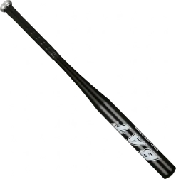 Alumīnija beisbola nūja 25" (64 cm) – viegla treniņiem, melna