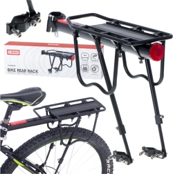 Aizmugurējais alumīnija velosipēda bagāžnieks RALLEX universāls 25 kg