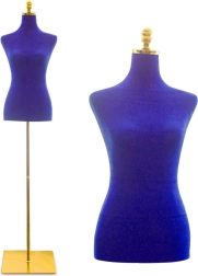 Sieviešu šuvēju manekens BITUXX, samta granātkrāsas, augstums 170–185 cm