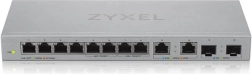 Nepārvaldāms multigigabitu slēdzis ar 12 portiem, no tiem 2× 2,5G un 2× SFP+ ZYXEL XGS1010-12