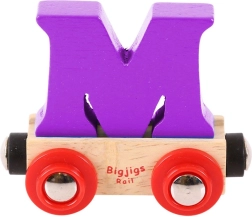Koka vagons ar burtu M BIGJIGS RAIL