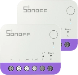 Sonoff Mini-RBS Wi‑Fi viedais slēdzis žalūzijām/ruļļu aizkariem (2 gab.)