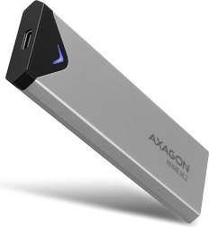 AXAGON alumīnija korpuss ārējam diskam USB‑C 3.2 Gen 2 – M.2 NVMe SSD, pelēks