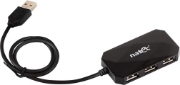 USB sadalītājs 4 porti LOCUST USB 2.0 melns