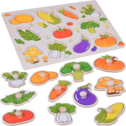 Wooden Educational Puzzle Vegetables