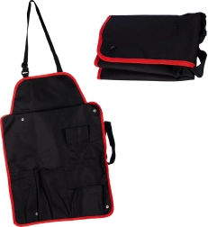 Grilēšanas priekšauts ar kabatām un regulējamu siksnu