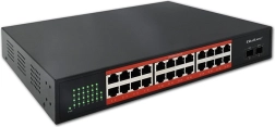 Gigabit network switch 24× RJ45 and 2× SFP 1 Gb/s