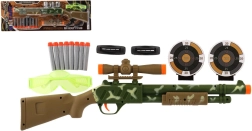 Plastmasas šautene ar tēmēkli un putu lodes, 51 cm