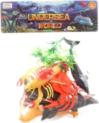 Jūras dzīvnieku komplekts maisiņā