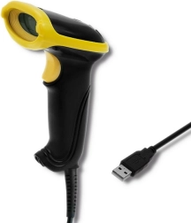 1D un 2D svītrkodu skeneris USB melns