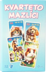 Card Game Quartet Animal Pets