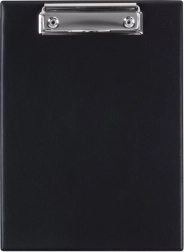 Plastmasas dubultmape A5 Classic melna