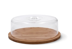 Apaļš dēlītis ar vāku 28 × 9,5 cm – 1 gab.