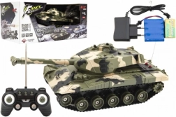 RC tanks ar tālvadību un skaņas efektiem ar baterijām