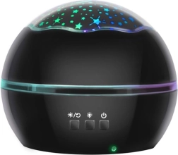 Nakts projektors zvaigžņu un zemūdens pasaulei – melna