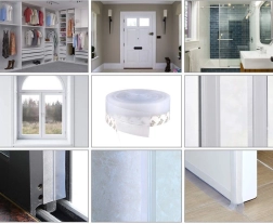 Caurspīdīga silikona pašlīmējošā blīvēšanas līmlente 2×180 cm