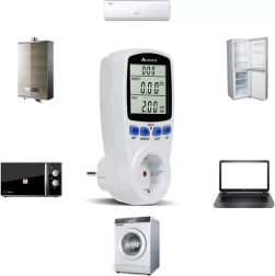 Digitālais vatu mērītājs – kontaktligzdas elektroenerģijas patēriņa mērītājs