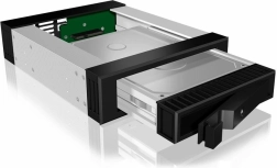 Hotswap rāmis 5,25'' nodalījumam 3,5''/2,5'' HDD/SSD SATA/SAS diskiem