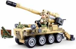 Konstruktors SLUBAN army – mobilais lielgabals 8x8 ar sauszemes mīnmetēju