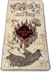 Durvju paklājiņš Harry Potter Burvestību karte 76 × 133 cm
