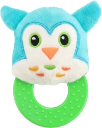 BABY MIX Plush Rattle with Teether – Little Owl