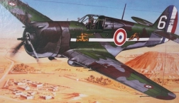 Plastmasas modelis Curtiss P-36/H-75 Hawk 1:72