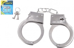 Policijas metāla roku dzelži ar atslēgu bērniem