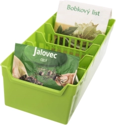 Zaļš virtuves garšvielu organizators 30 × 13 × 8 cm